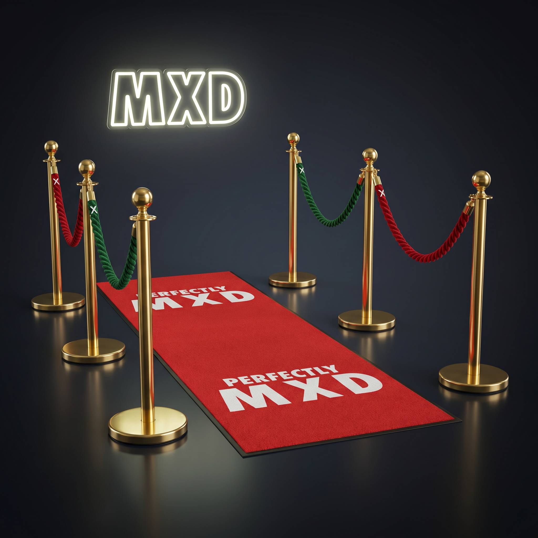 MXD Branded Carpet (Red + Green)